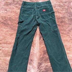 Women’s Dickies Corduroy Cargo Pants Green 3/26